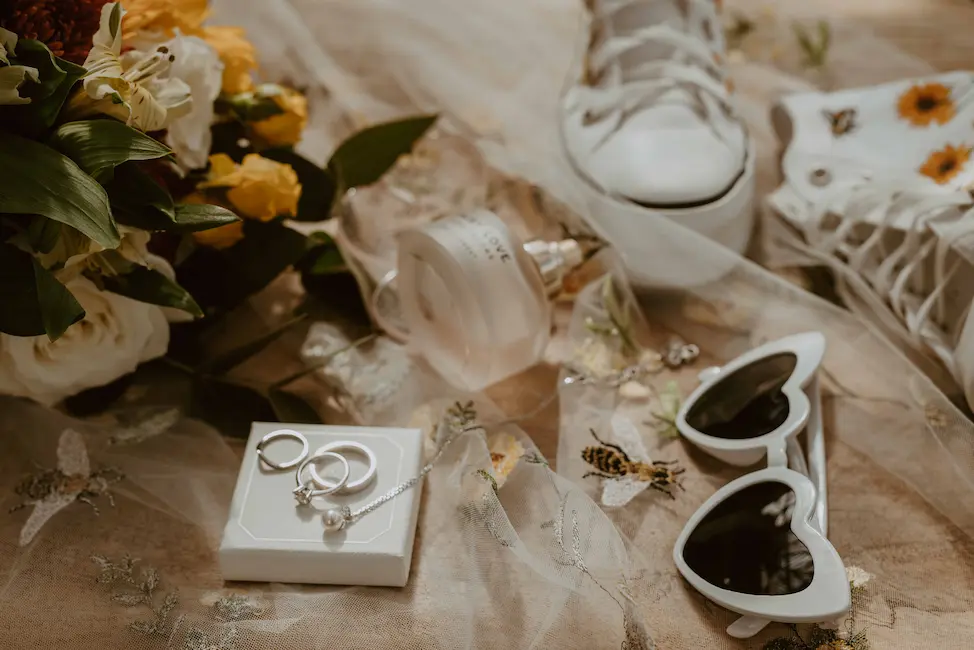 Picure of flowers and decor designed by Two Balloons Weddings & Events