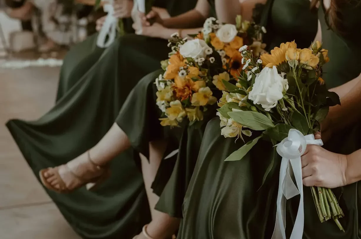 Cait & Steve Wedding Photo of the bridesmaids