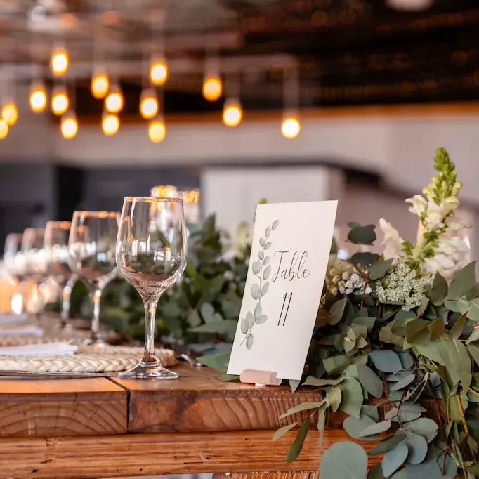 Picture of the decor design created by Two Balloons Weddings & Events