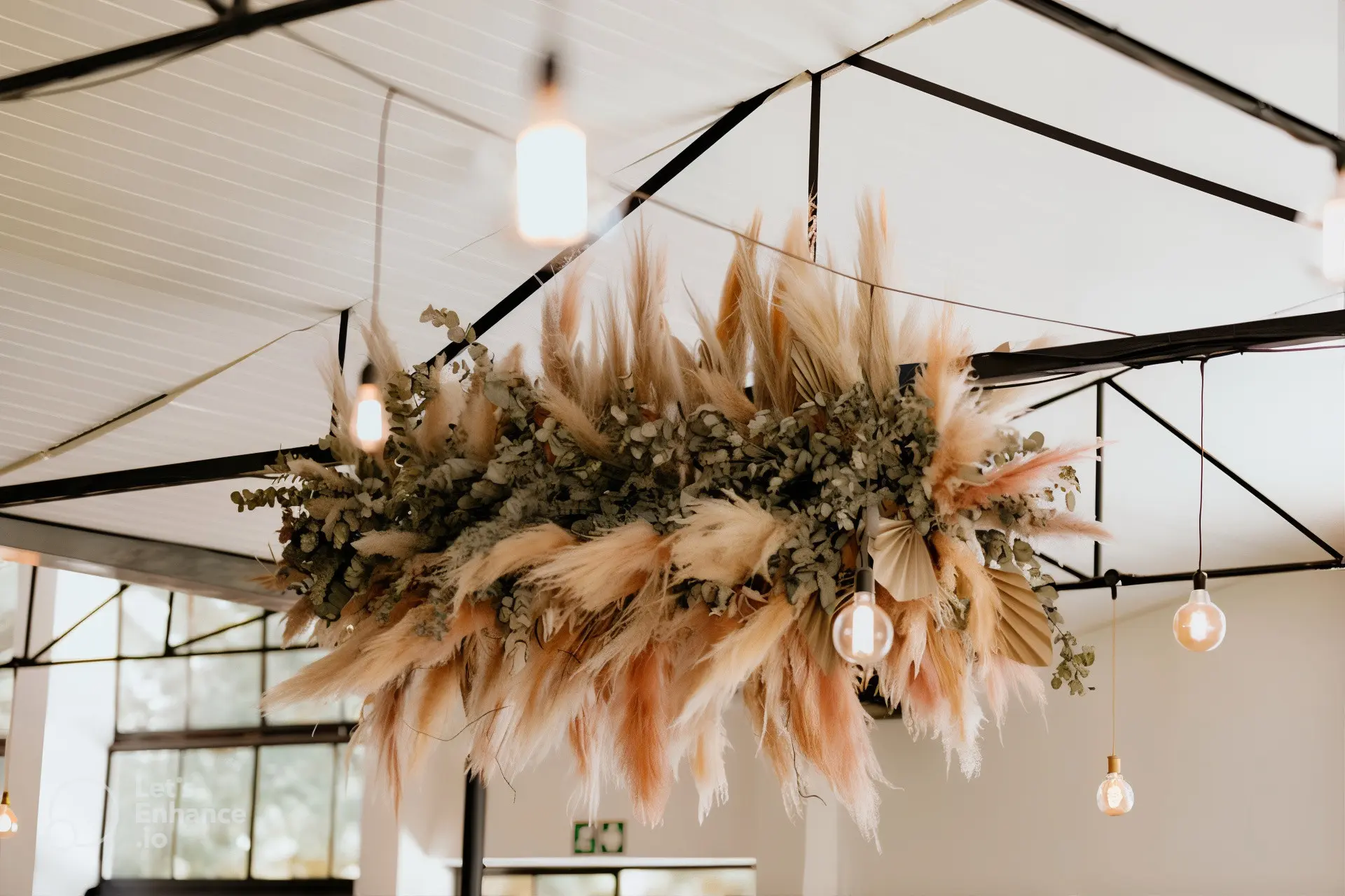 A picure of floral decor designed by Two Balloons Weddings & Events