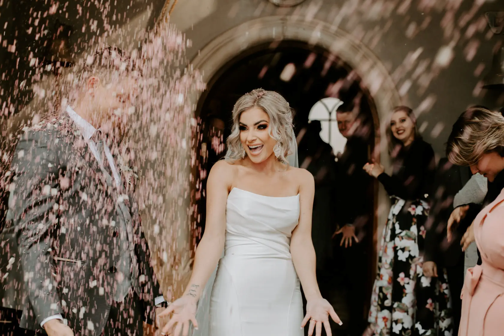 A picture of Zania at her wedding